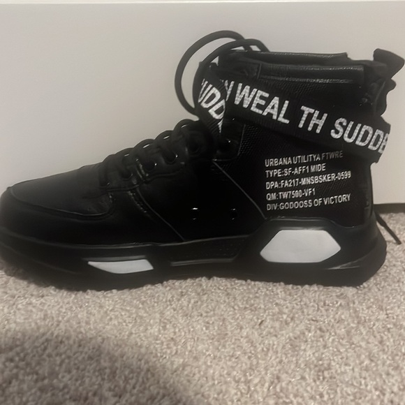 Sudden Wealth Mens Sneakers Black - Picture 3 of 3